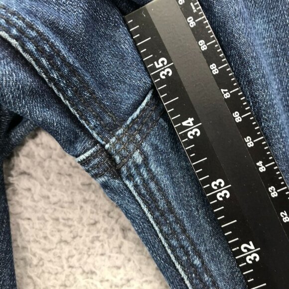 7 For All Mankind Mens 38 JARED Straight Leg Button Fly 100% Cotton Jeans 38x34 - Picture 15 of 15